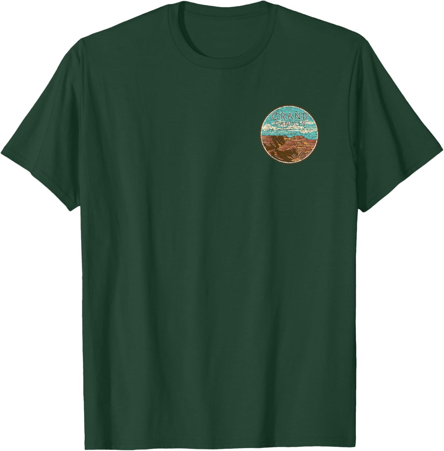 Grand Canyon National Park Retro T-Shirt - T-Shirt | Forest