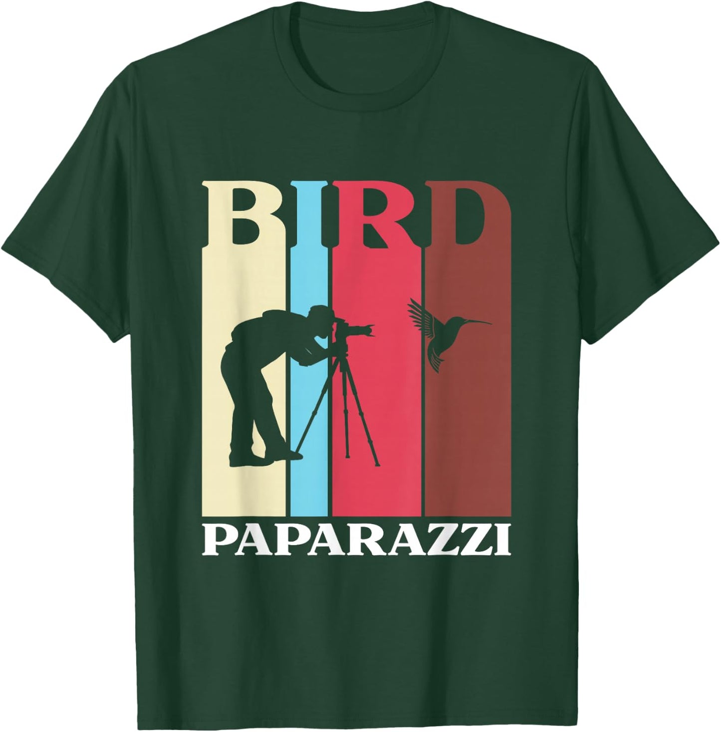 Bird Paparazzi | Bird Photographer | Bird Watcher T-Shirt - T-Shirt | Forest