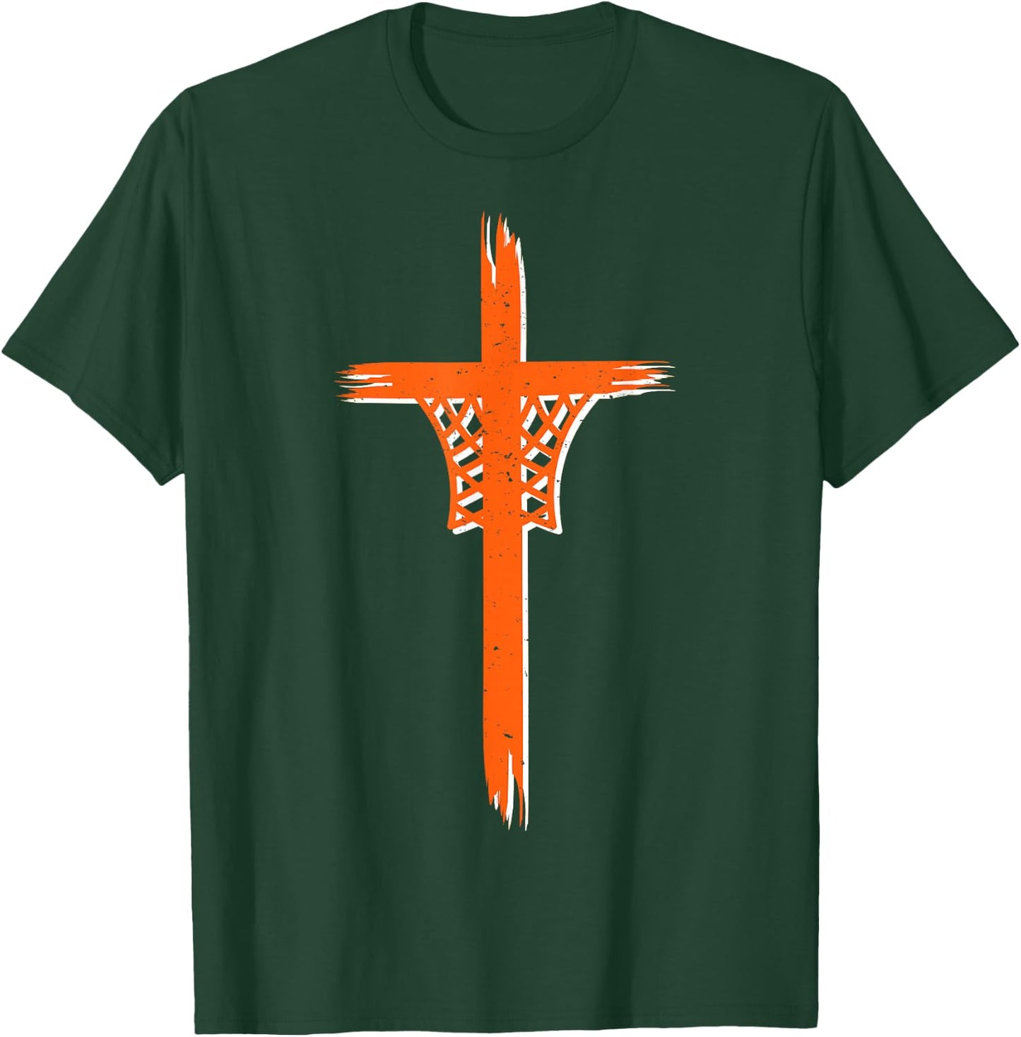 Christian Religious Basketball Players Christian Basketball Jesus Christ Basketball Religious Funny T-Shirt - T-Shirt | Forest