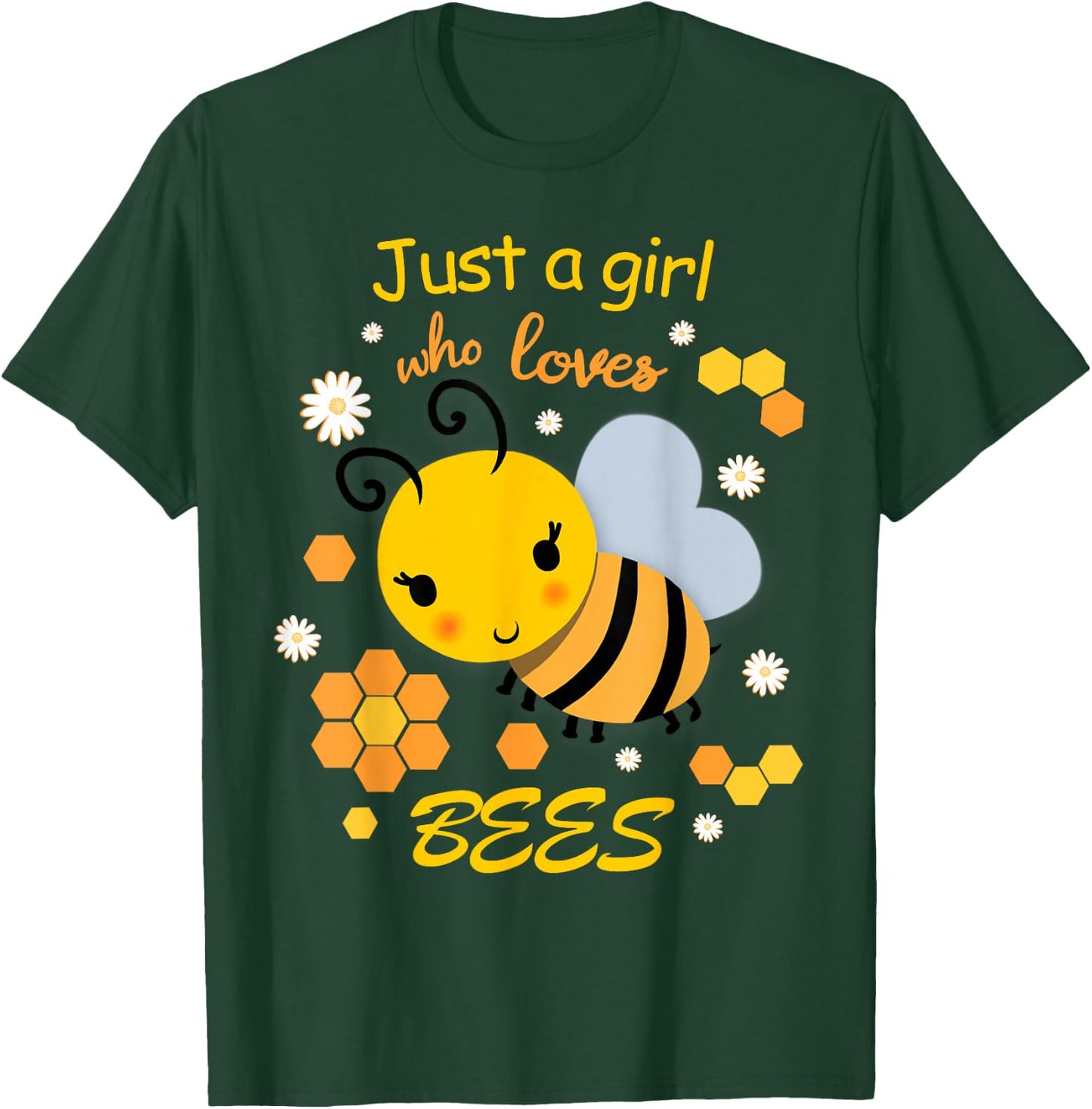 Just a Girl Who Loves Bees T-Shirt - T-Shirt | Forest