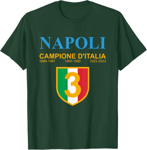 Naples 2022 2023 Italy Champion T-Shirt - T-Shirt | Forest