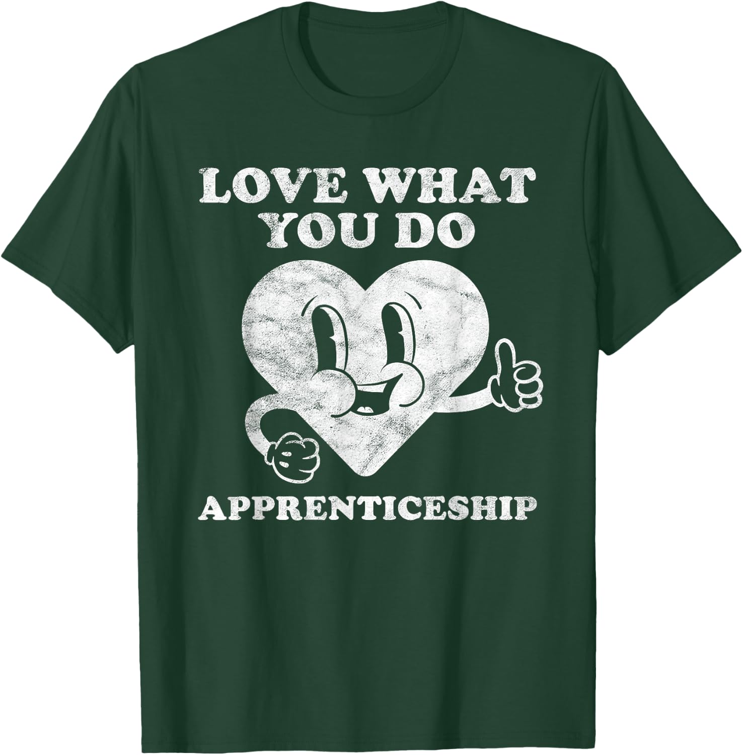 Retro Vintage Apprentice or Trainee or Apprenticeship Lover T-Shirt - T-Shirt | Forest