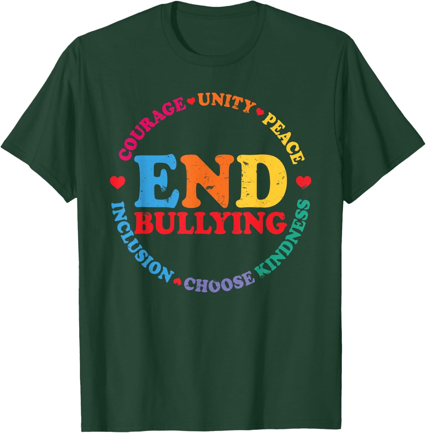 Anti Bullying Awareness Choose Kindness Anti Bully T-Shirt - T-Shirt | Forest