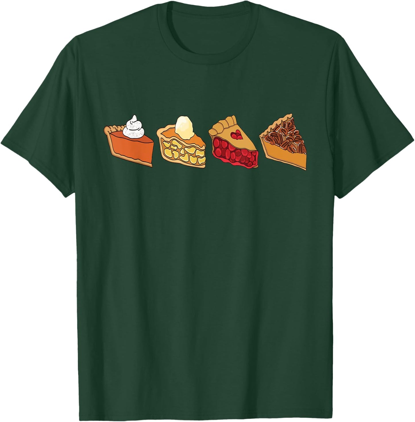 Thanksgiving Cutie Pie Dinner Pumpkin Pie Kids Girls T-Shirt - T-Shirt | Forest
