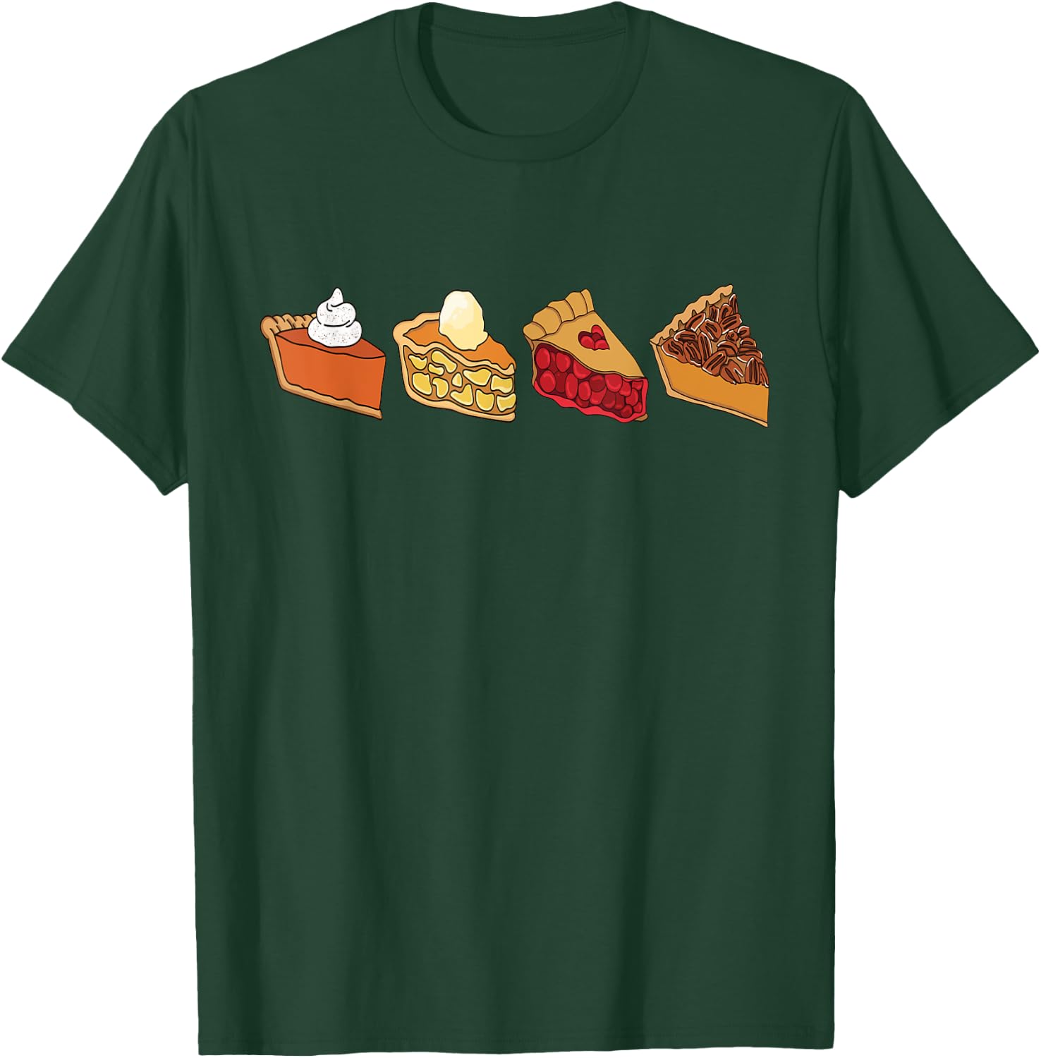 Thanksgiving Cutie Pie Dinner Pumpkin Pie Kids Girls T-Shirt - T-Shirt | Forest