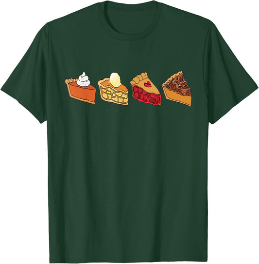 Thanksgiving Cutie Pie Dinner Pumpkin Pie Kids Girls T-Shirt - T-Shirt | Forest
