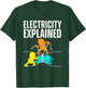 Funny Electrician Women Electricity Engineer Nerd T-Shirt - T-Shirt | Forest