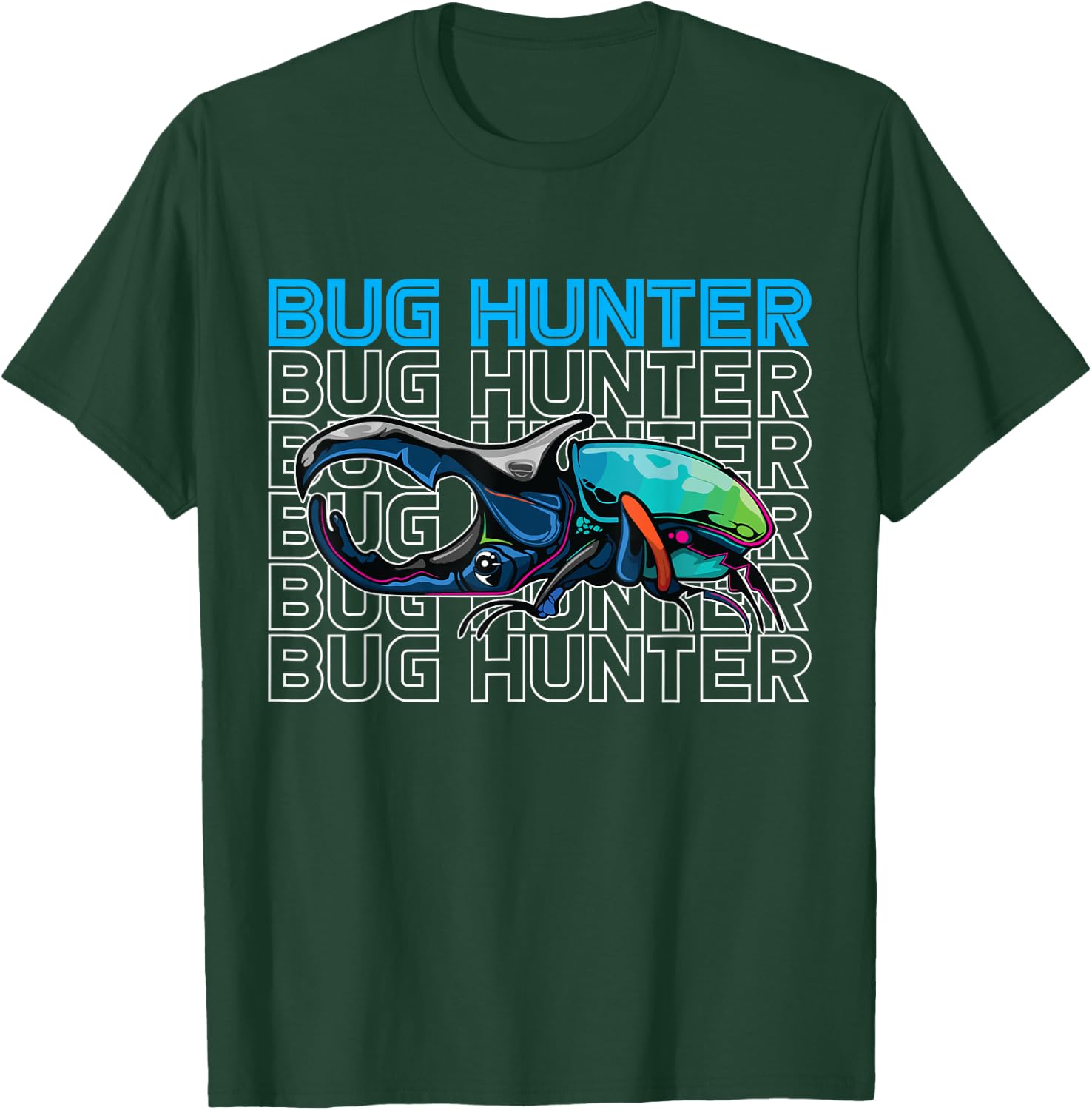 Bug Catcher and Bug Hunter Apparel for Kids Kids Bug Hunter Entomologist Insects T-Shirt - T-Shirt | Forest