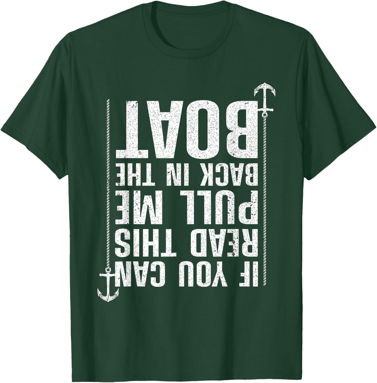 Funny Boating Design Women Boating Boater Boat Owner T-Shirt - T-Shirt | Forest