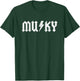 Funny Musky Fishing Vintage Rock Music Band Father's Day T-Shirt - T-Shirt | Forest
