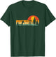 Vintage Disc Golf Design Frisbee Golf Basket Tree Player T-Shirt - T-Shirt | Forest