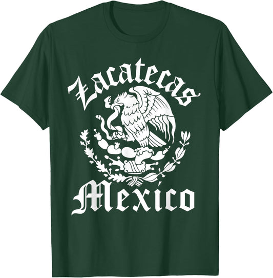 Zacatecas with Mexican Emblem Zacatecas T-Shirt - T-Shirt | Forest