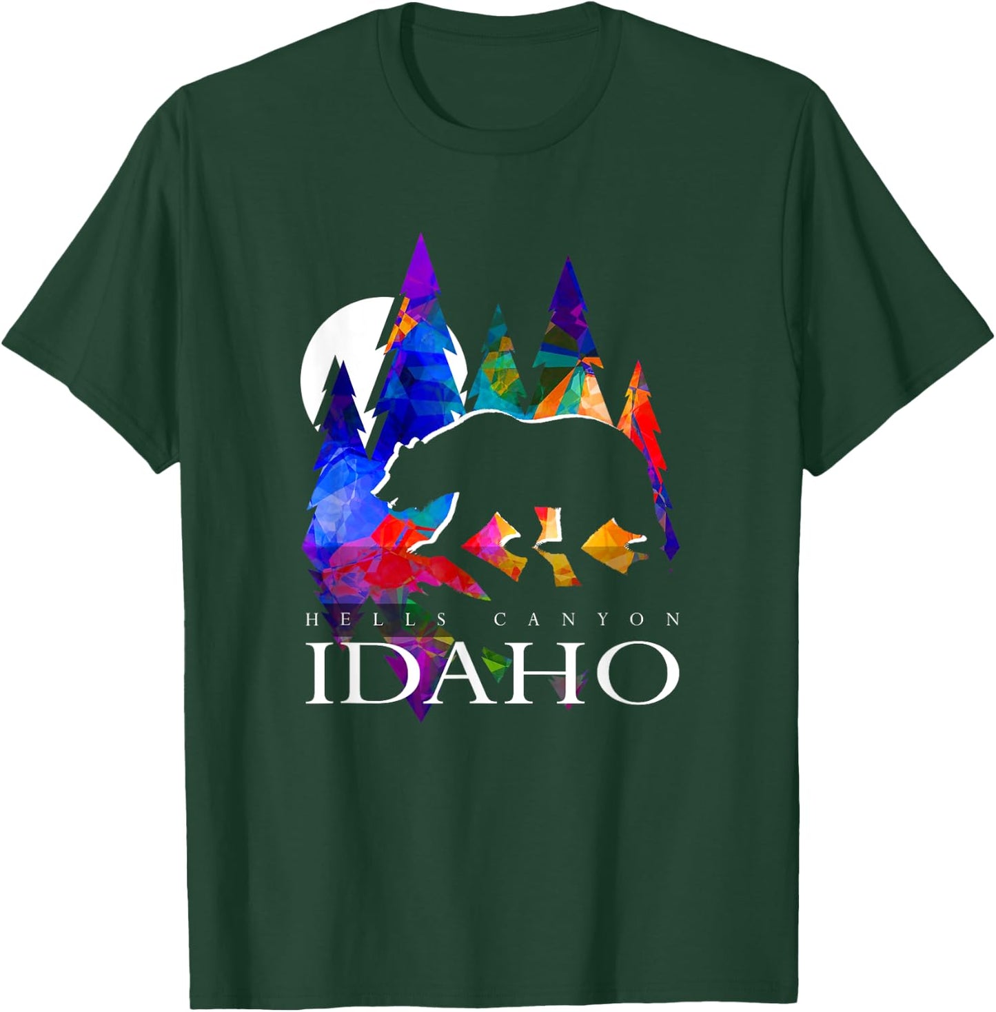 Idaho - Hells Canyon Wilderness with Bear - Idaho T-Shirt - T-Shirt | Forest