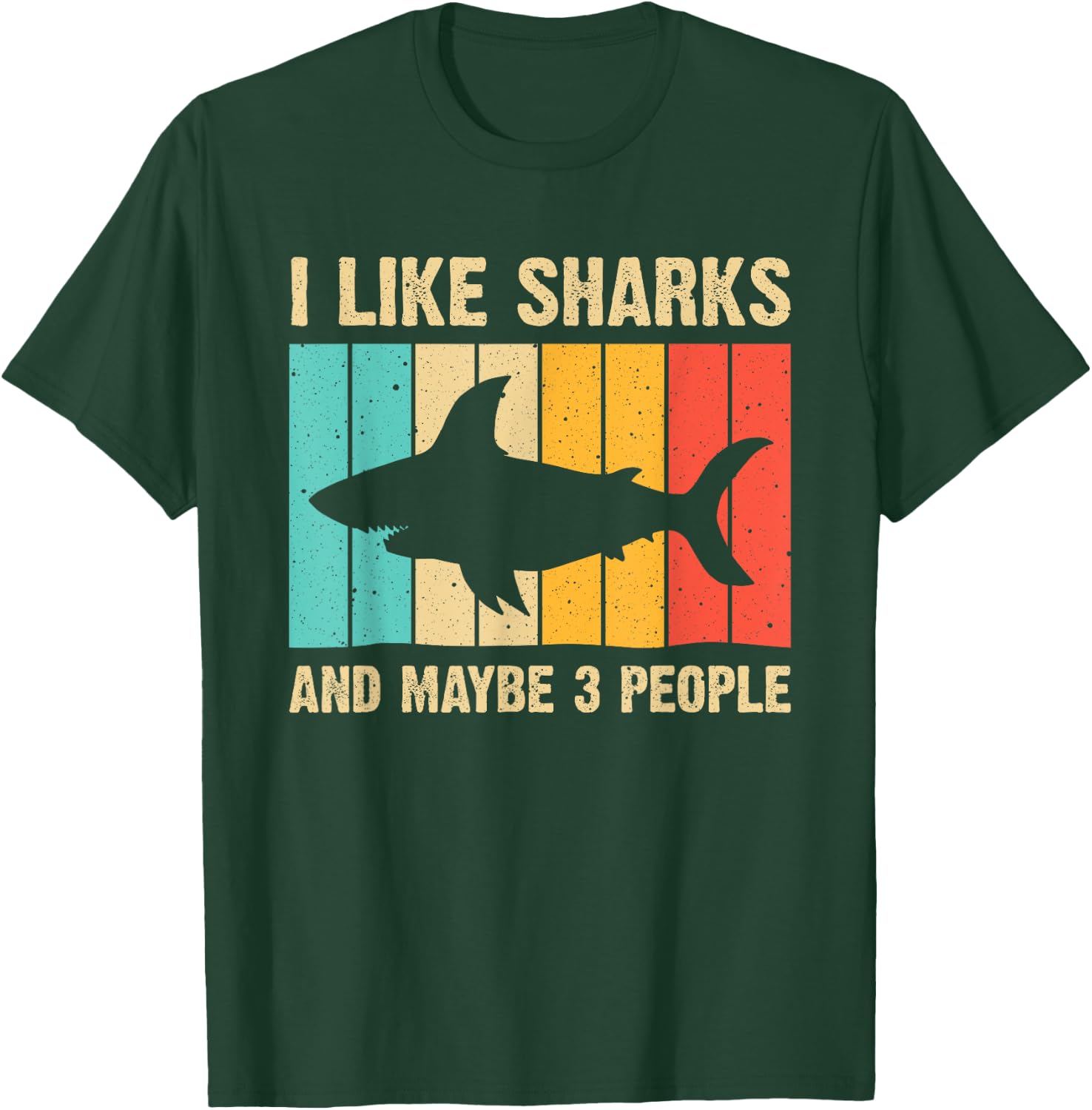 Funny Shark Design For Kids Men Women Animal Shark Stuff T-Shirt - T-Shirt | Forest