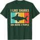 Funny Shark Design For Kids Men Women Animal Shark Stuff T-Shirt - T-Shirt | Forest
