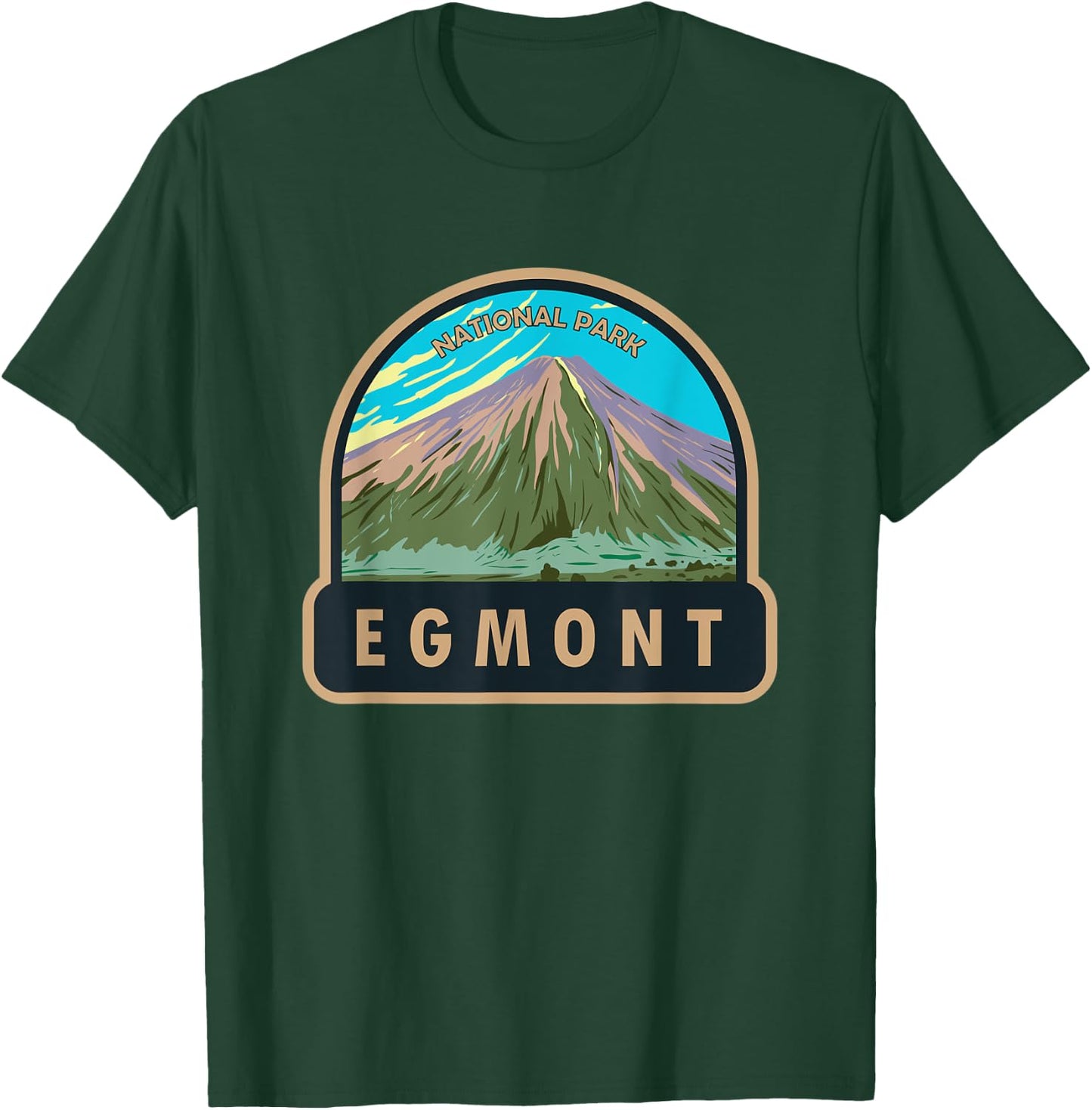 Egmont National Park New Zealand Vintage T-Shirt - T-Shirt | Forest
