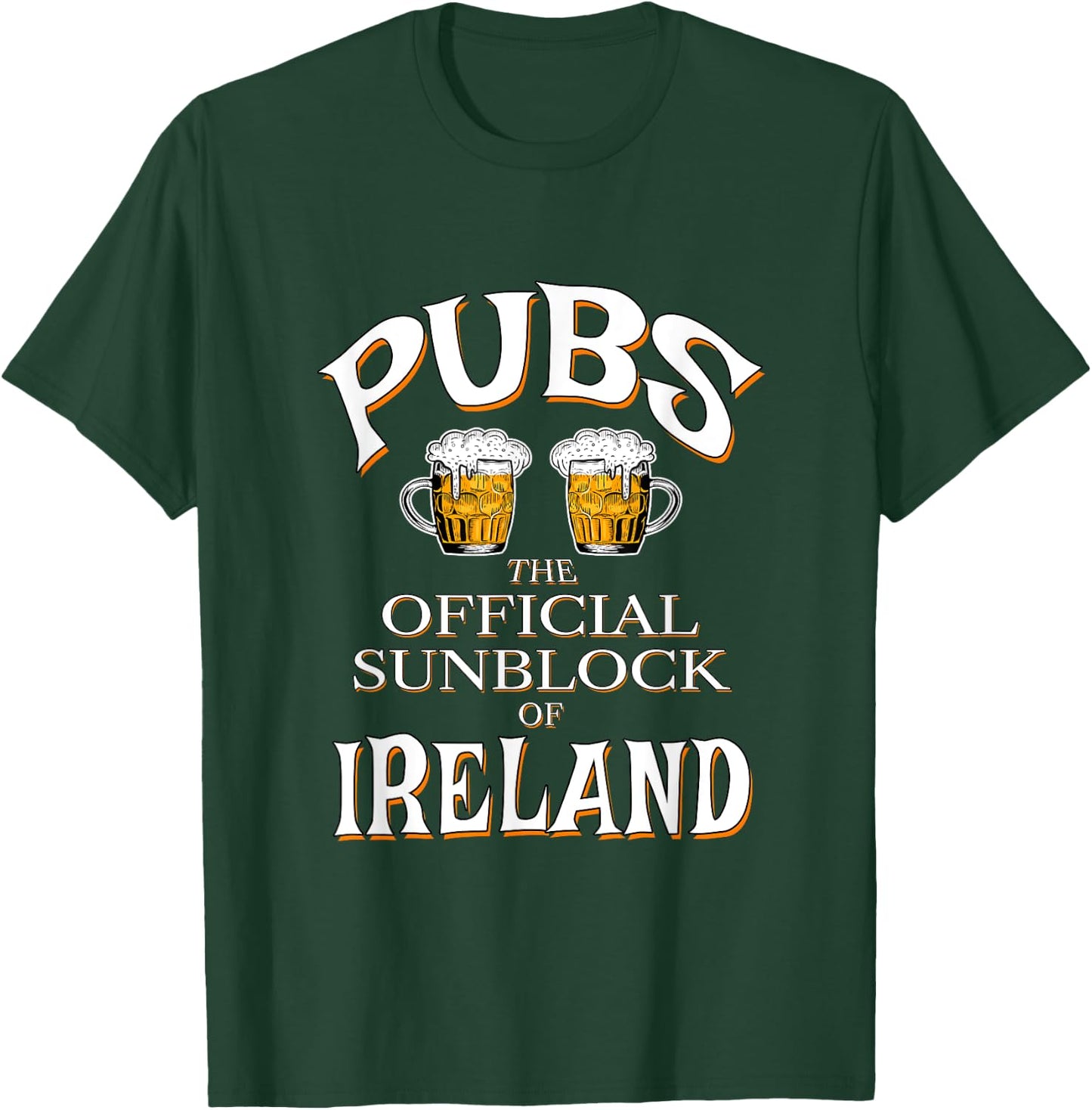 Pubs - The Official Sunblock Of Ireland T-Shirt - T-Shirt | Forest