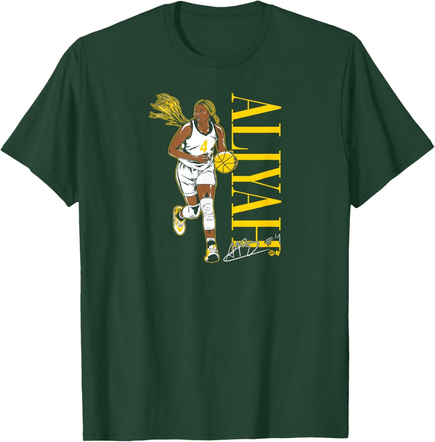 BreakingT Aliyah Boston Indiana Fever WNBA Player - Blue, Small T-Shirt - T-Shirt | Forest