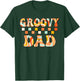 Retro Groovy Dad Matching Family 1st Birthday Party T-Shirt - T-Shirt | Forest