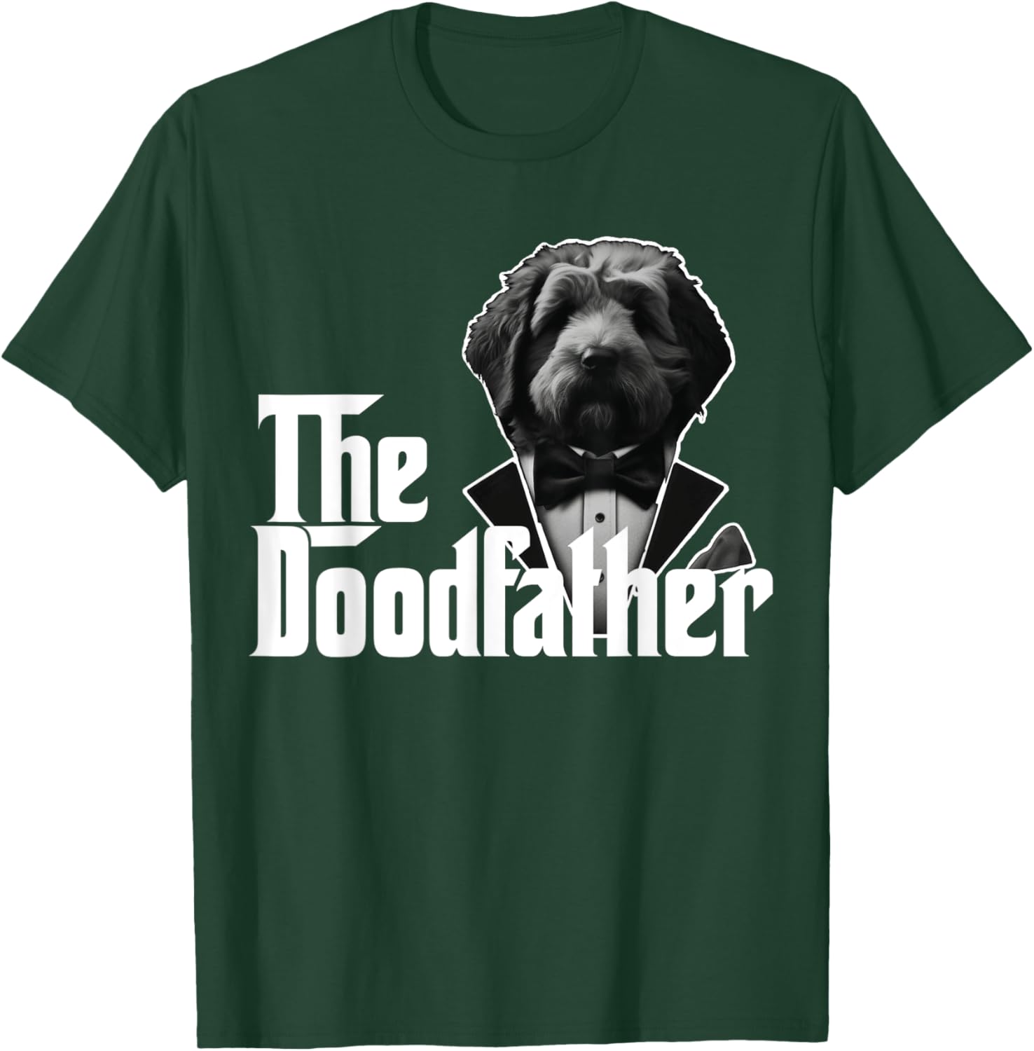 The Doodfather Golden Doodle for Doodle Dads Gift T-Shirt - T-Shirt | Forest