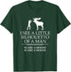 I see a silhouetto of a man T-Shirt - T-Shirt | Forest