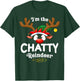 Christmas PJS Chatty Xmas Reindeer Matching T-Shirt - T-Shirt | Forest