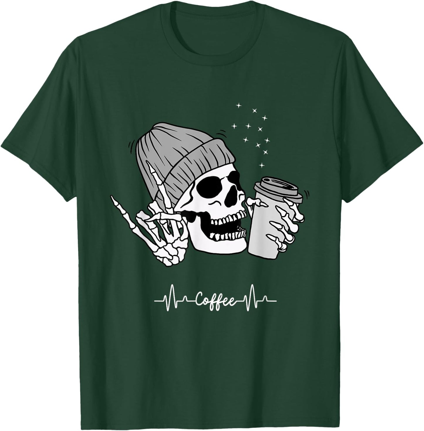 Coffee T Shirts Coffee Shirt Funny Cute Casual T-Shirt - T-Shirt | Forest