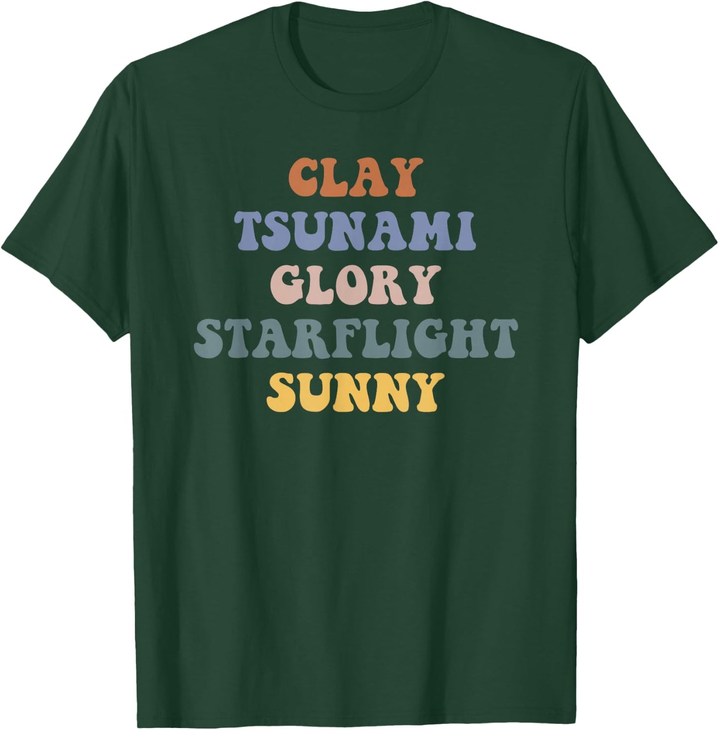 Wings of Fire Clay Tsunami Glory Starflight Sunny Dragon T-Shirt - T-Shirt | Forest
