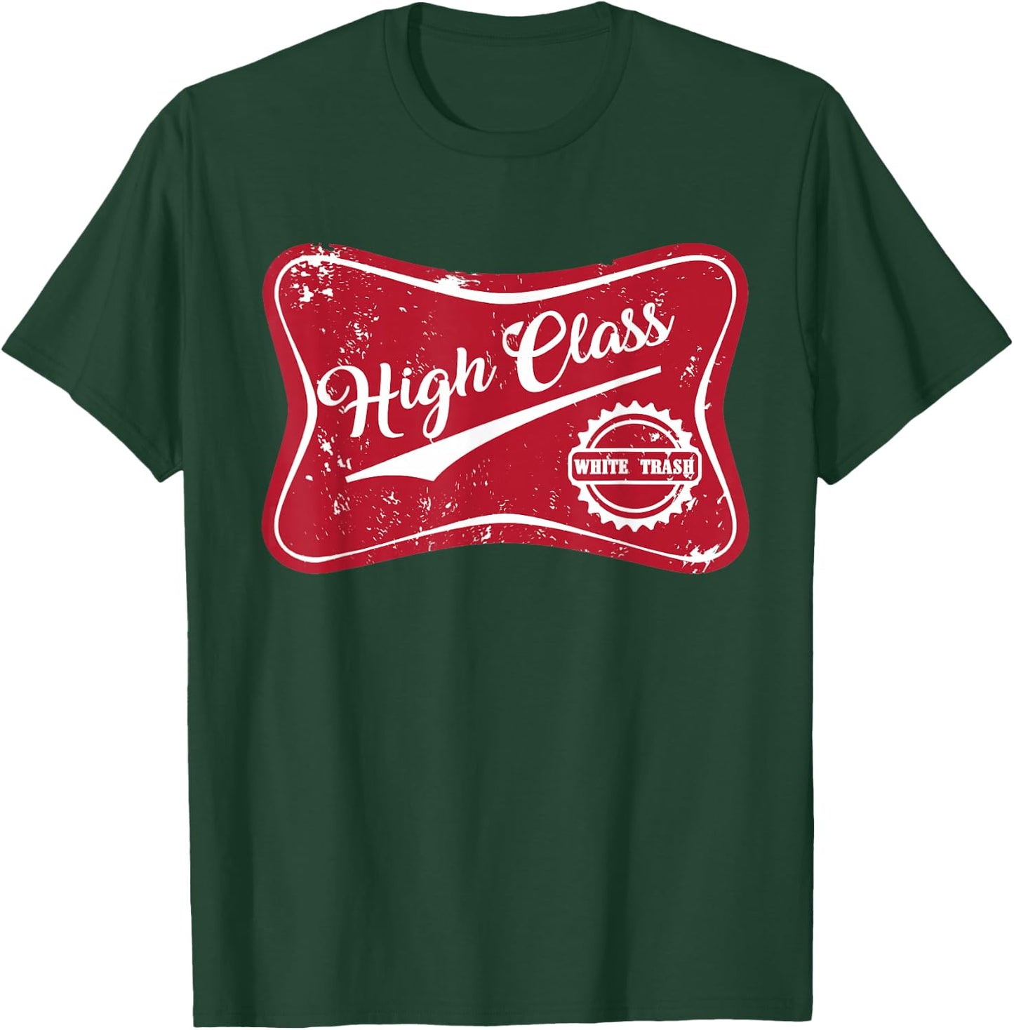 High Class White Trash Vintage Country & Women T-Shirt - T-Shirt | Forest