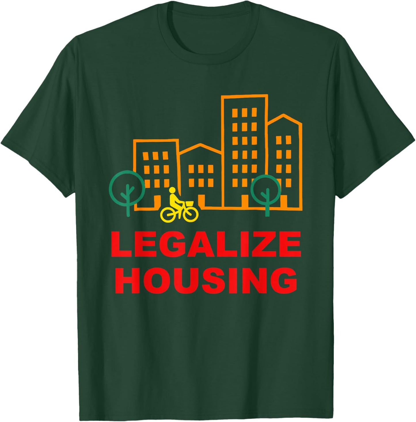 Legalize Housing Retro Vintage T-Shirt - T-Shirt | Forest