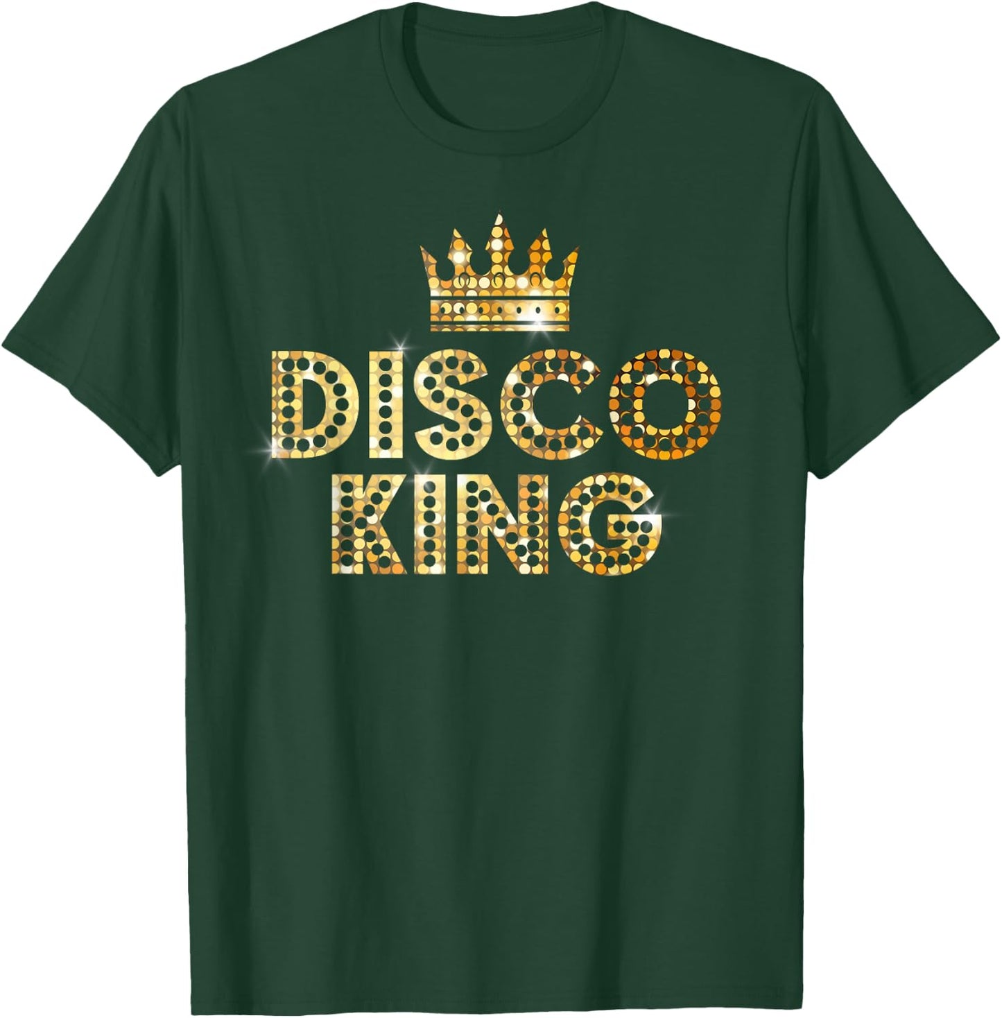 Disco King, Retro Disco Matching Couple Gifts T-Shirt - T-Shirt | Forest