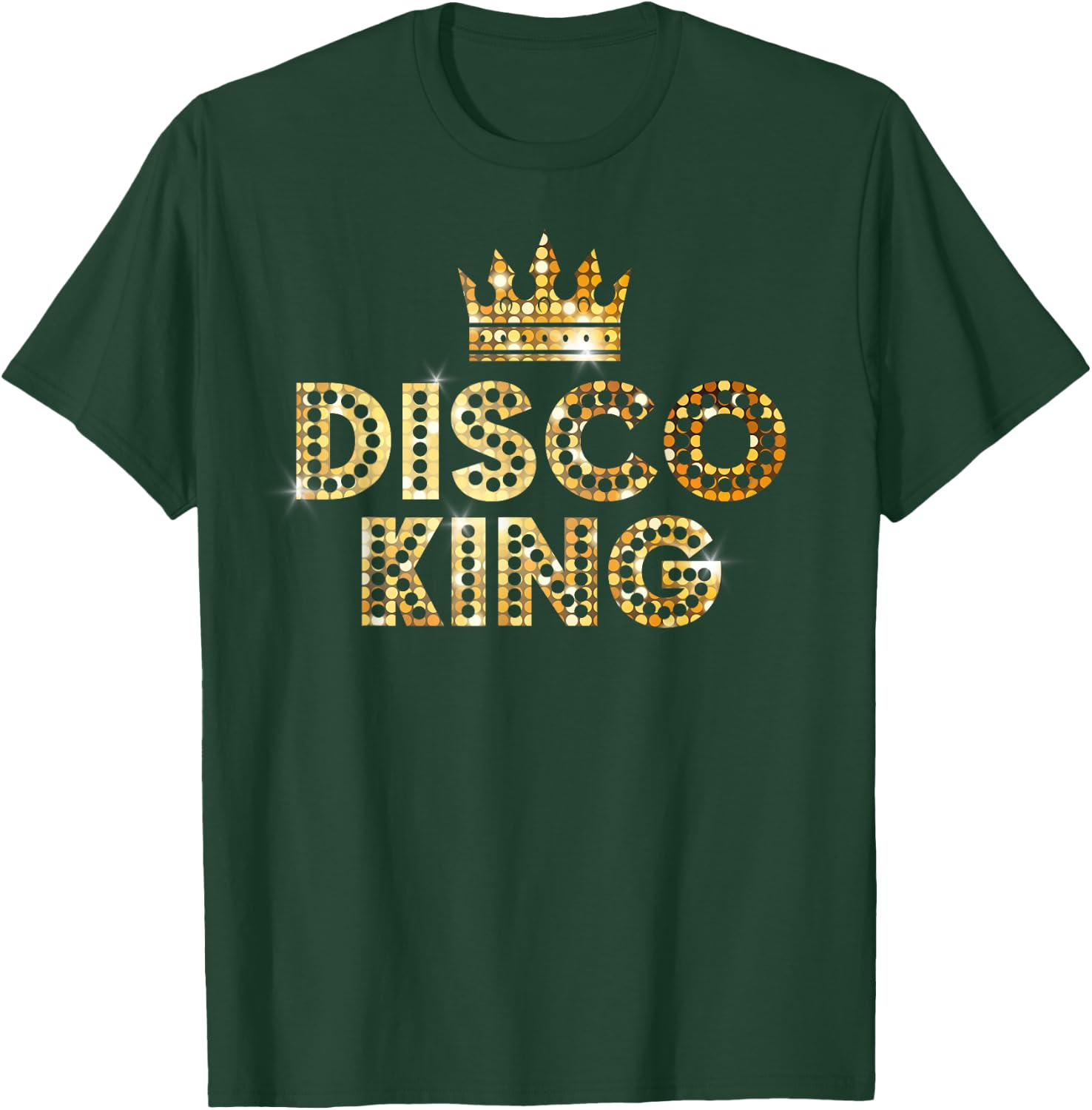 Disco King, Retro Disco Matching Couple Gifts T-Shirt - T-Shirt | Forest