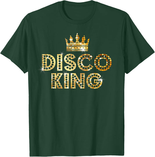 Disco King, Retro Disco Matching Couple Gifts T-Shirt - T-Shirt | Forest