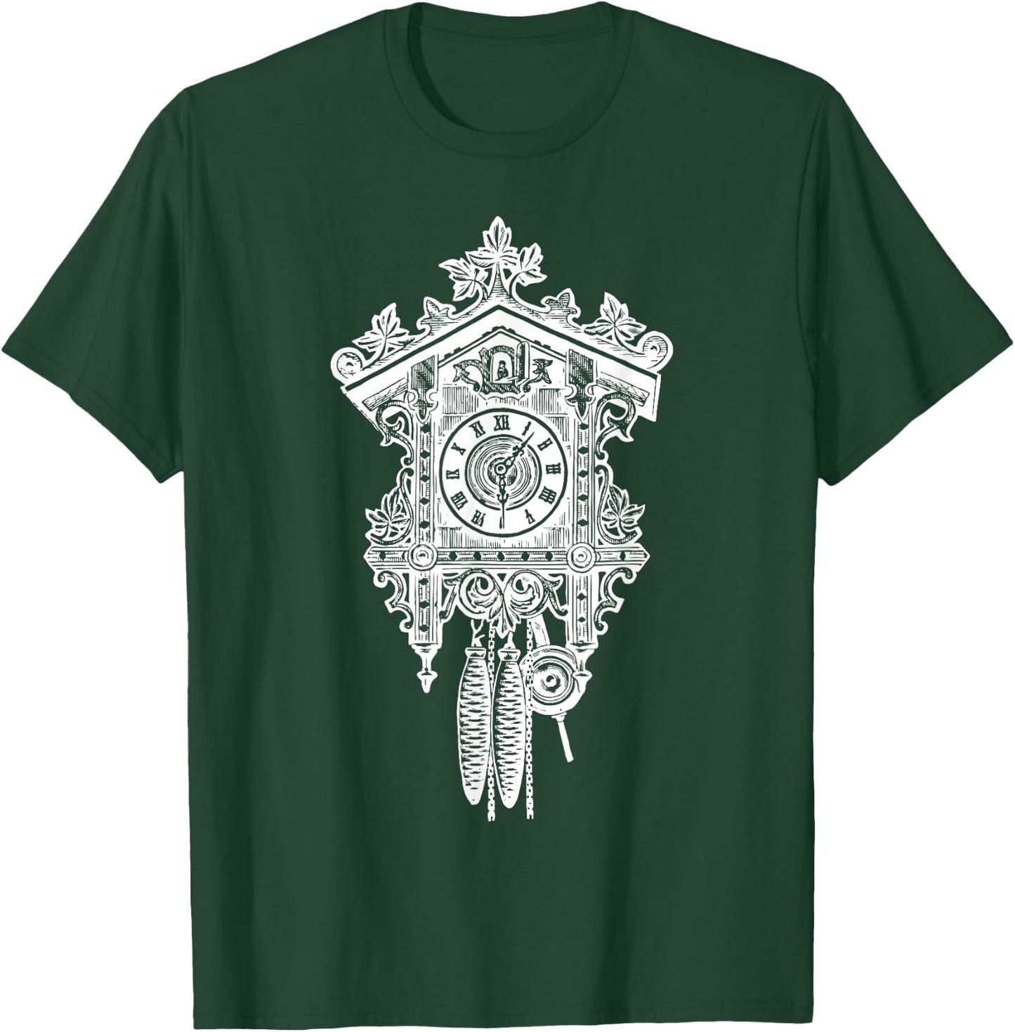 Cuckoo Clock Black Forest Wood Craft T-Shirt - T-Shirt | Forest