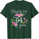 Blessed By God For 94 Years Rose Flower Happy 94th Birthday T-Shirt - T-Shirt | Forest