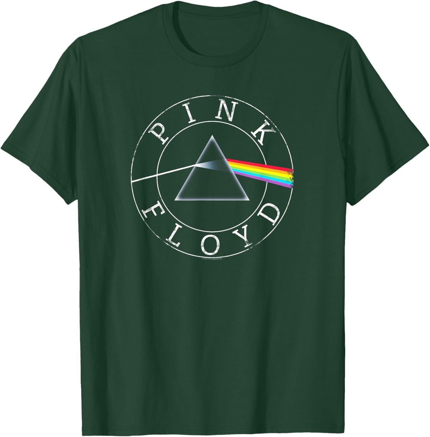 Pink Floyd Rock Band Prism Circle Logo T-Shirt - T-Shirt | Forest