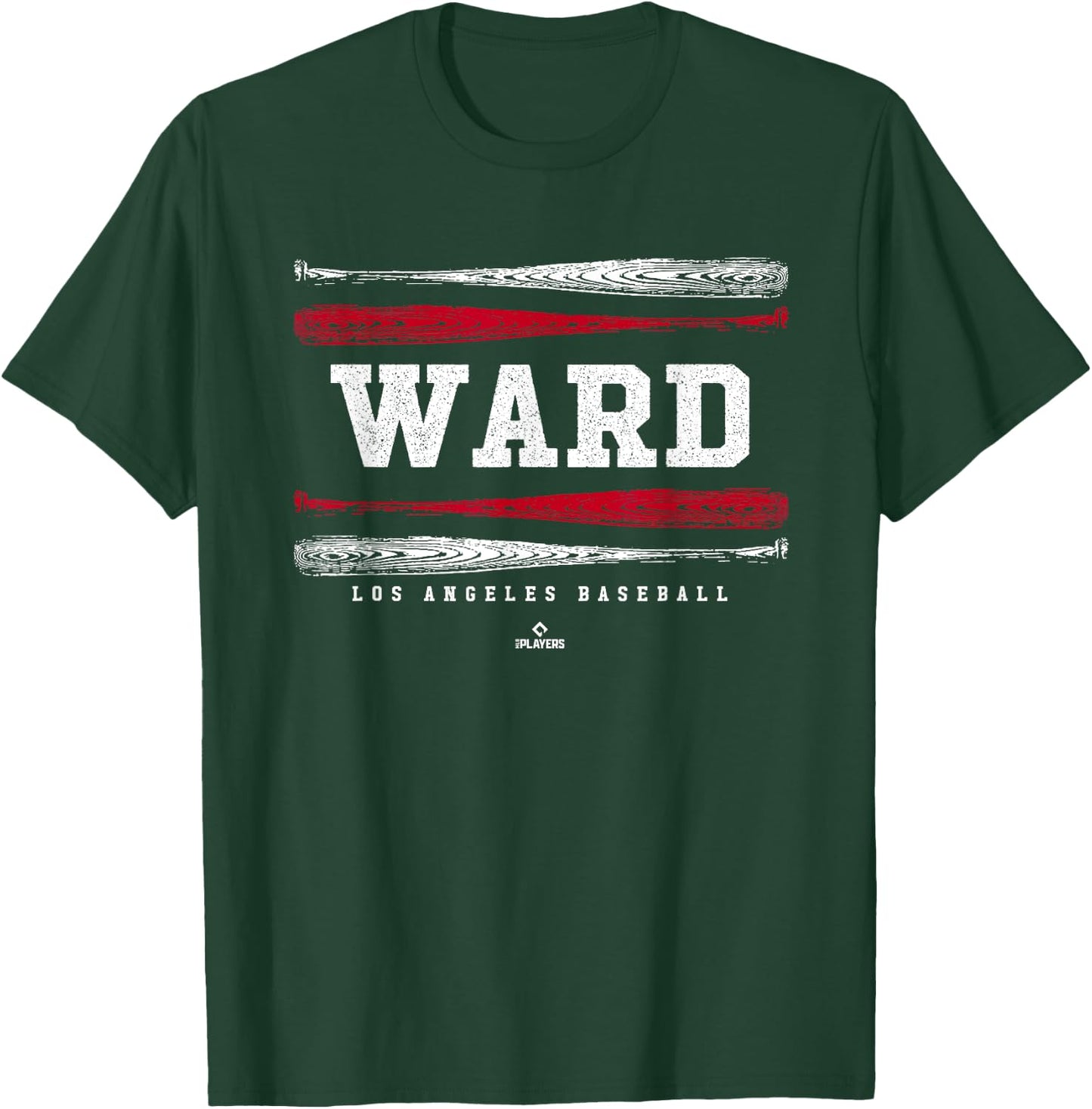 Vintage Baseball Bat Gameday Taylor Ward Los Angeles MLBPA T-Shirt - T-Shirt | Forest