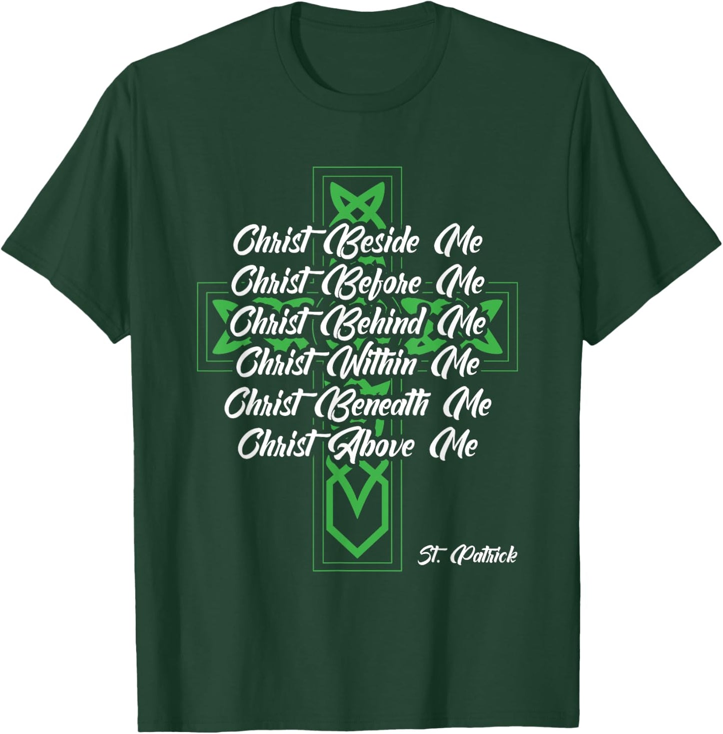 Jesus Christ Shenanigans Irish Christian St Patricks Day T-Shirt - T-Shirt | Forest