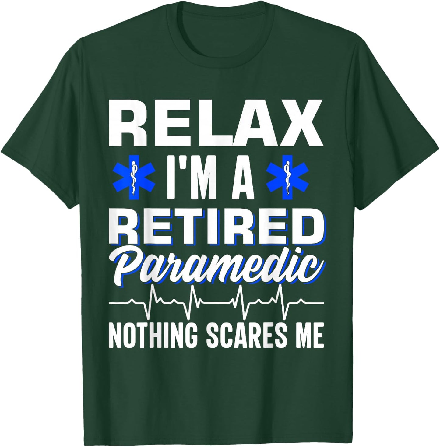 Retirement Party Ambulance First Aid EMT Retired Paramedic T-Shirt - T-Shirt | Forest