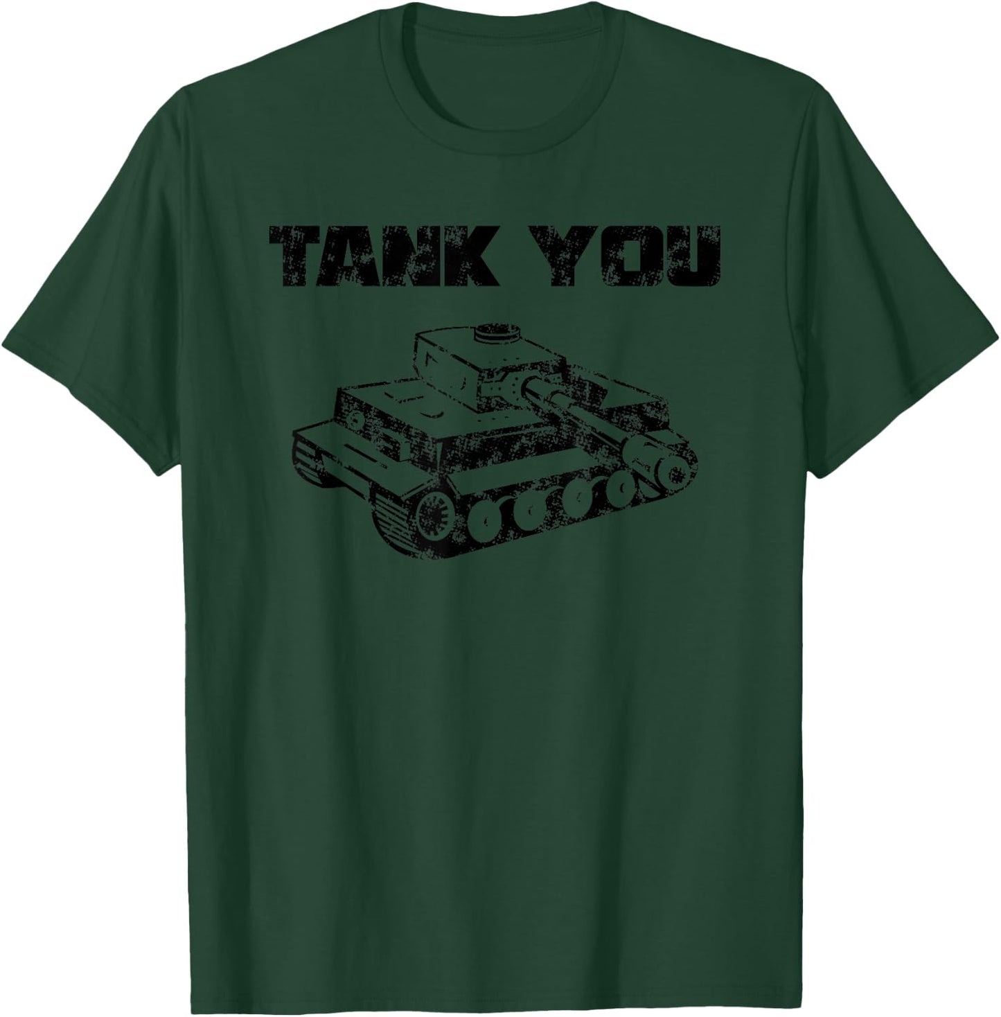 Tank You Iconic Panzer Tiger T-Shirt - T-Shirt | Forest