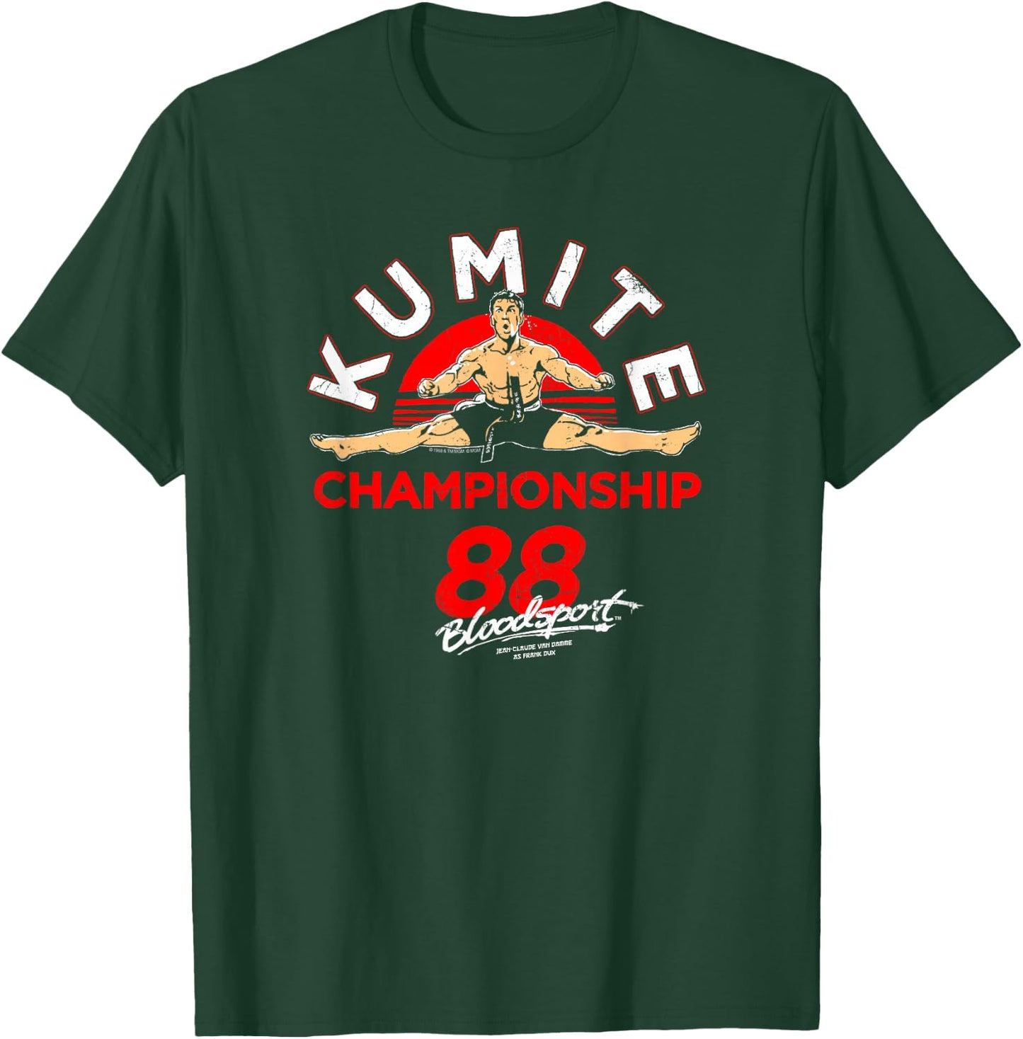 Bloodsport Championship 88 T-Shirt - T-Shirt | Forest
