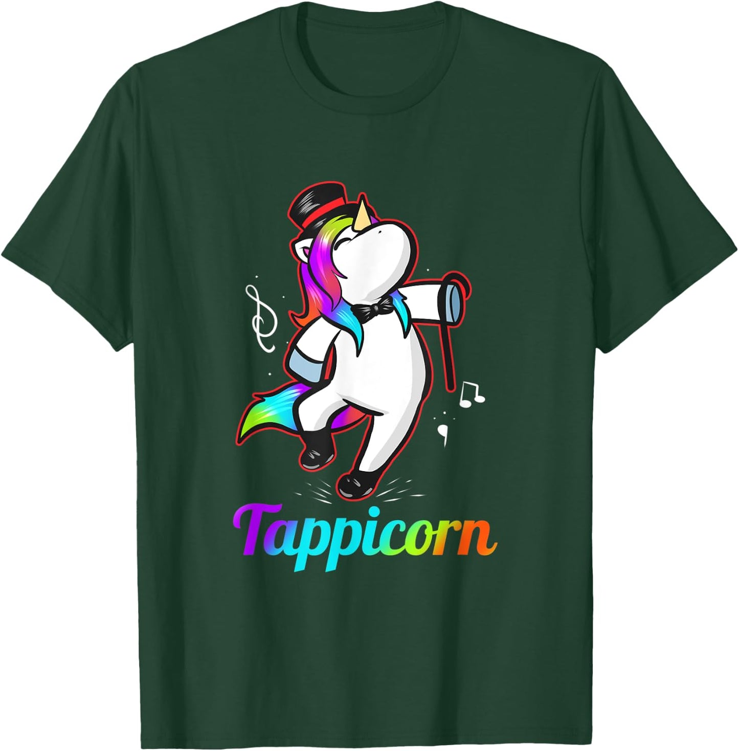 Tappicorn - Funny Tap Dance Unicorn T-Shirt - T-Shirt | Forest