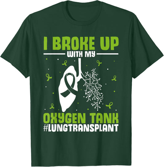 Organ Transplantation | Lung Transplant Survivor T-Shirt - T-Shirt | Forest