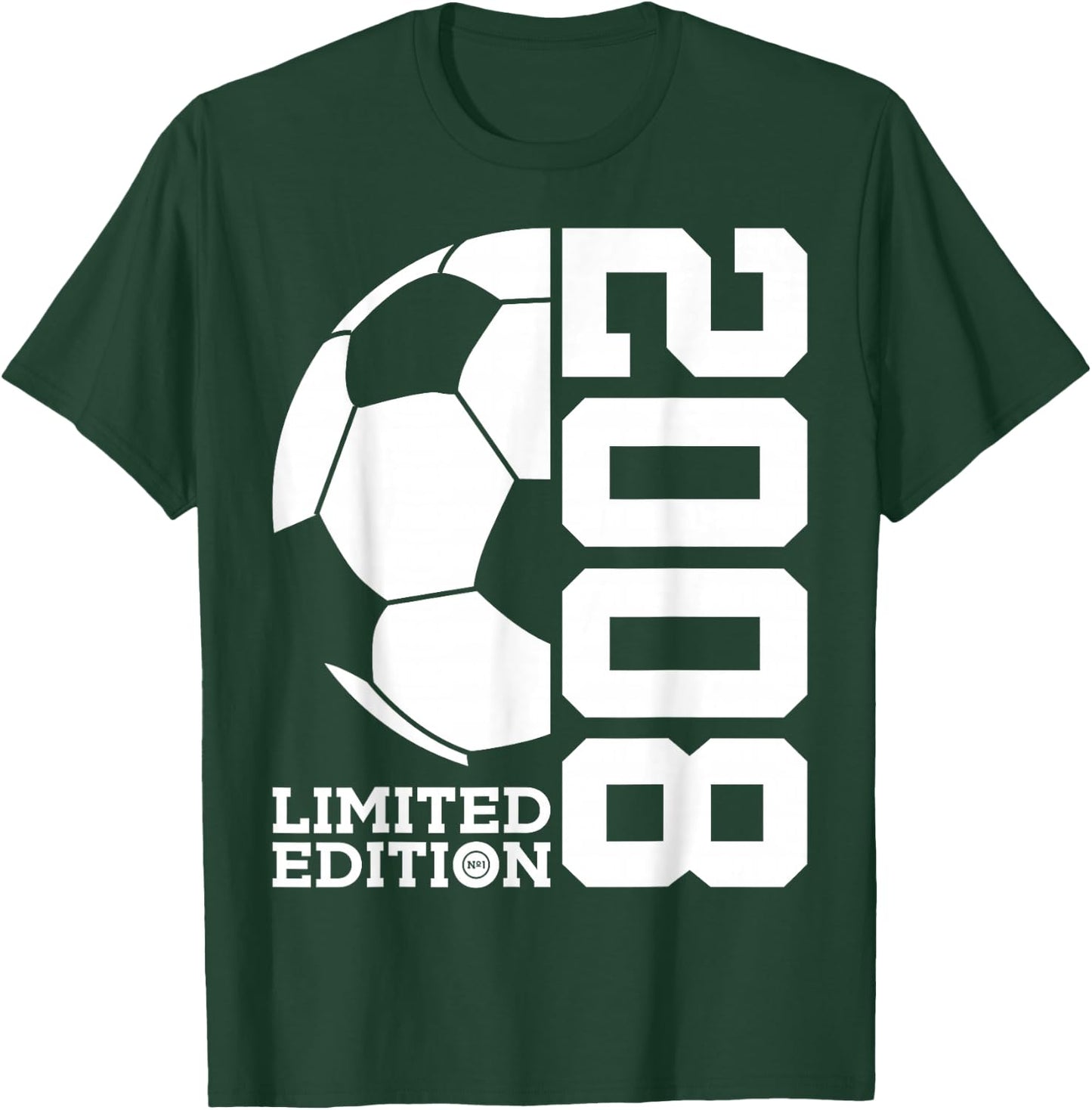 18th BIRTHDAY SOCCER LIMITED EDITION 2008 T-Shirt - T-Shirt | Forest