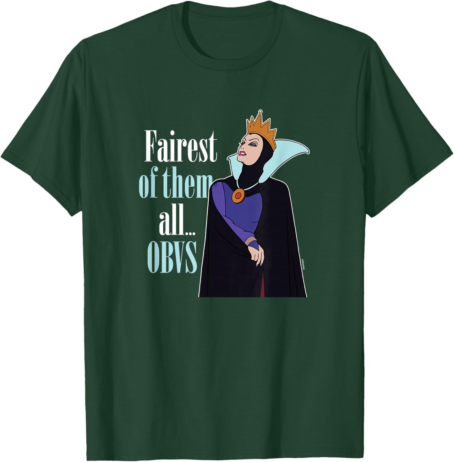 Disney Villians - Evil Queen Snow White Fairest of Them All T-Shirt - T-Shirt | Forest