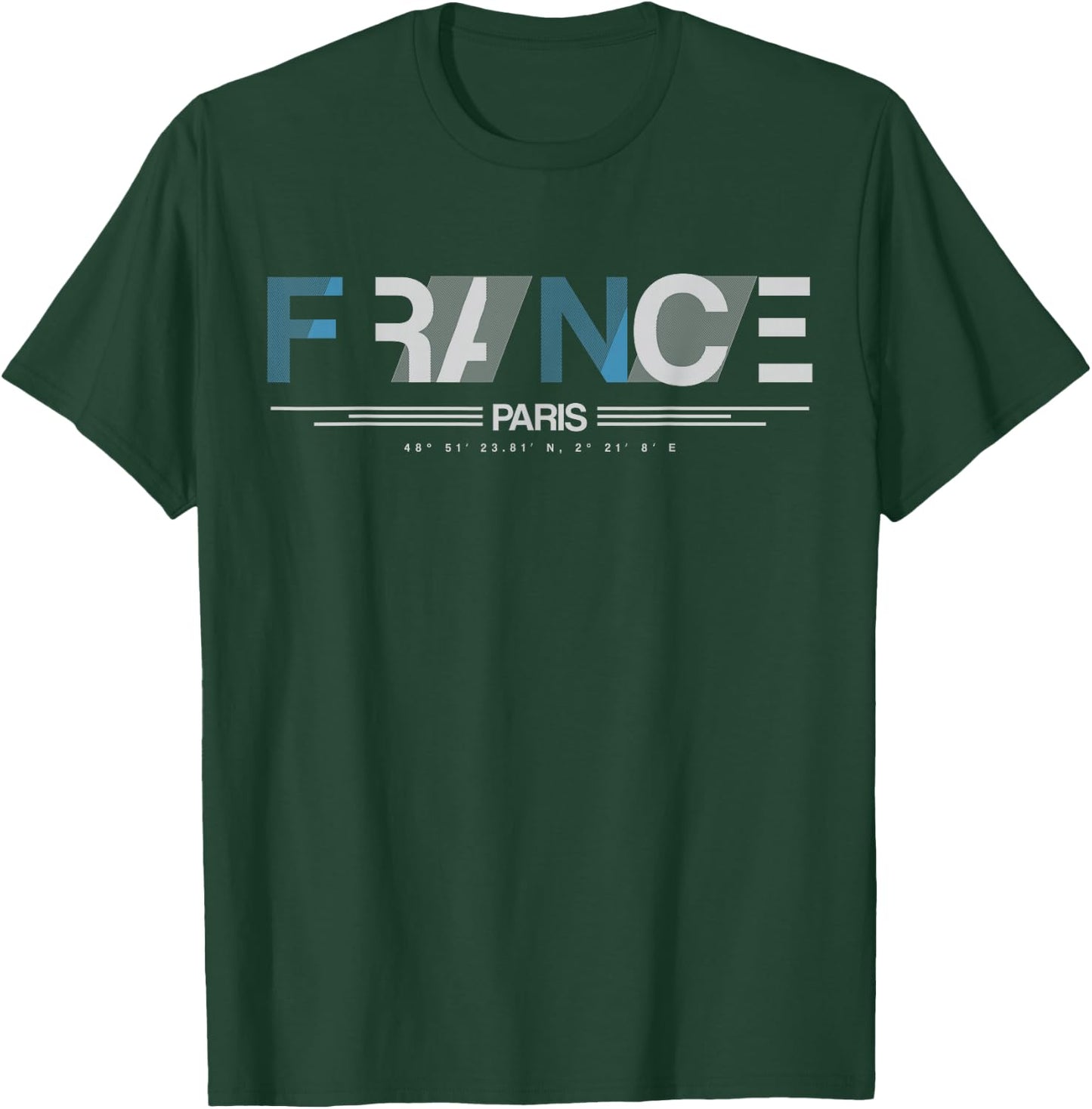 Paris France Souvenir Gifts Apparel Co. France Paris - Black, -Adults, Small, Short Sleeve, Cotton 100%, Modern Classic, Soccer, Vacation, People T-Shirt - T-Shirt | Forest