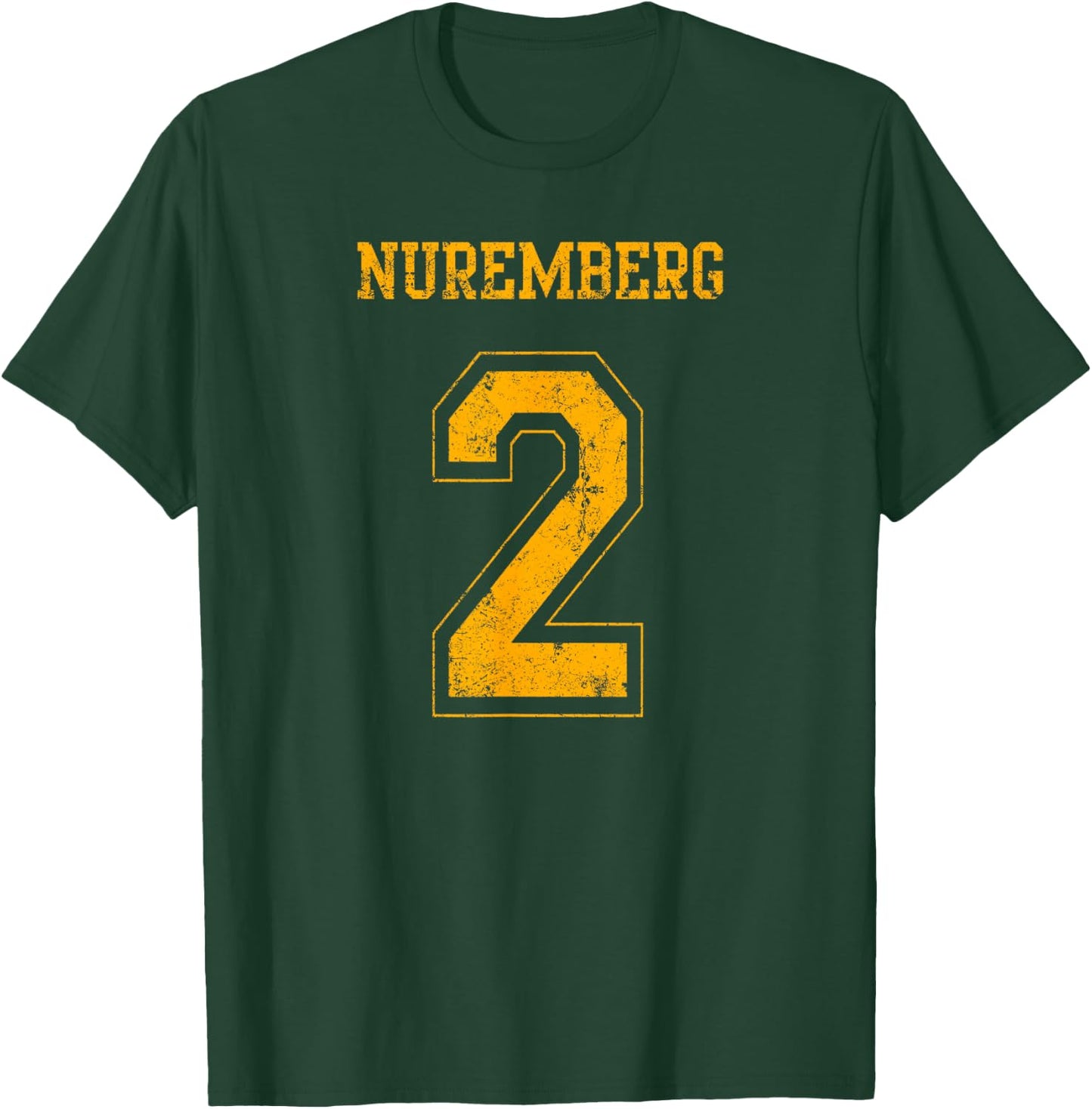 Nuremberg 2 Sports Jersey-Style Design T-Shirt - T-Shirt | Forest