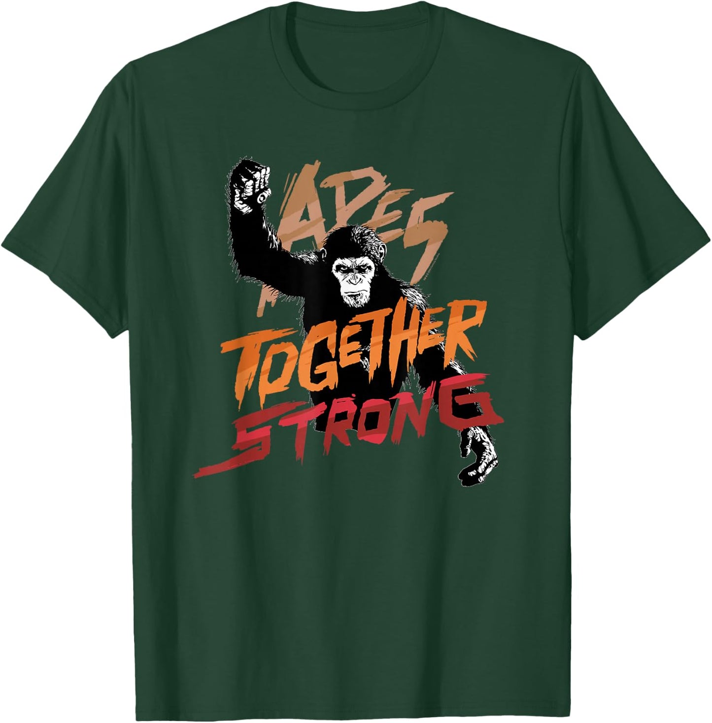 Rise of The Planet of The Apes Caesar Apes Together Strong T-Shirt - T-Shirt | Forest