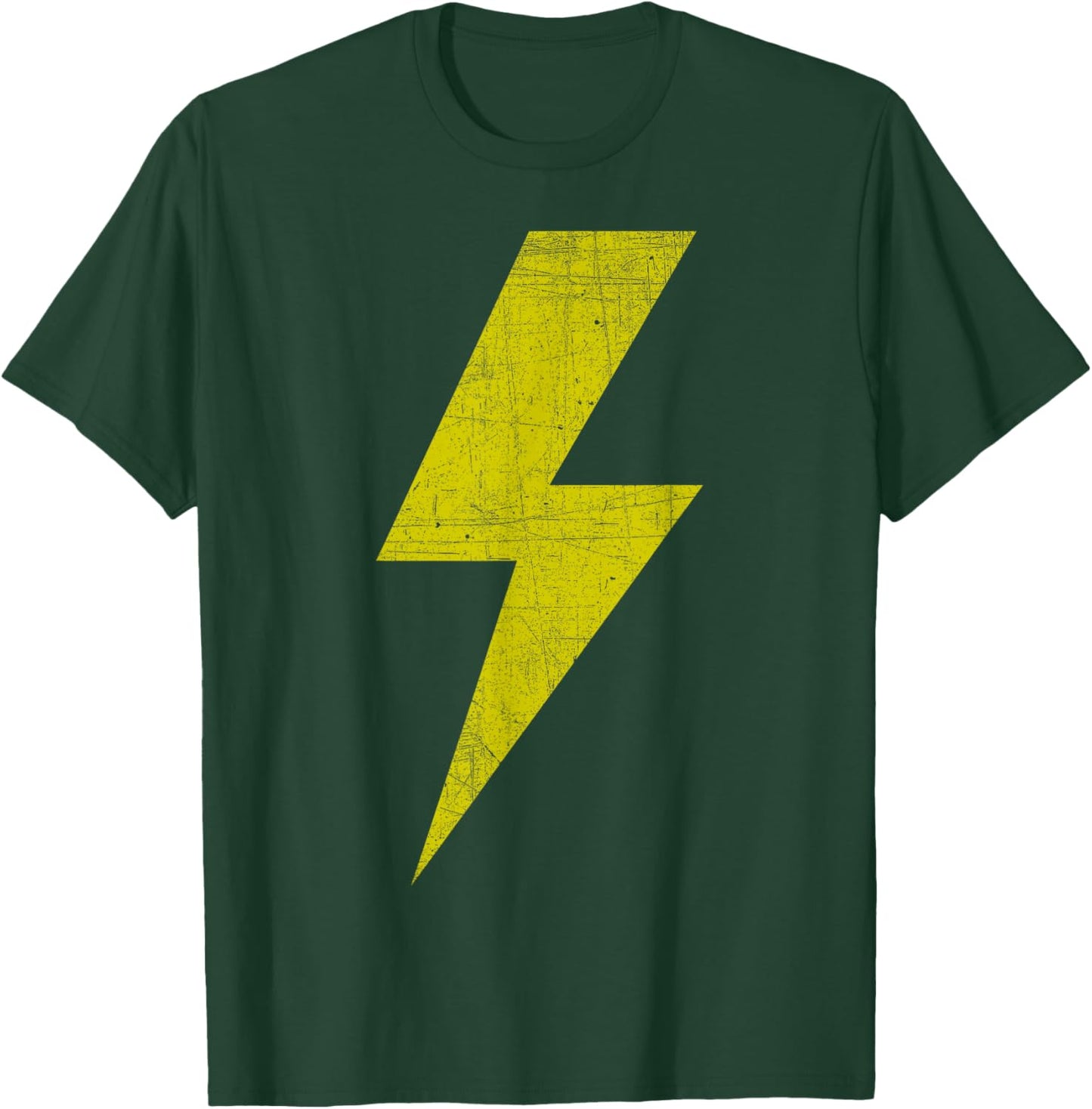 Yellow Team Bolt of Lightning Game Design T-Shirt - T-Shirt | Forest