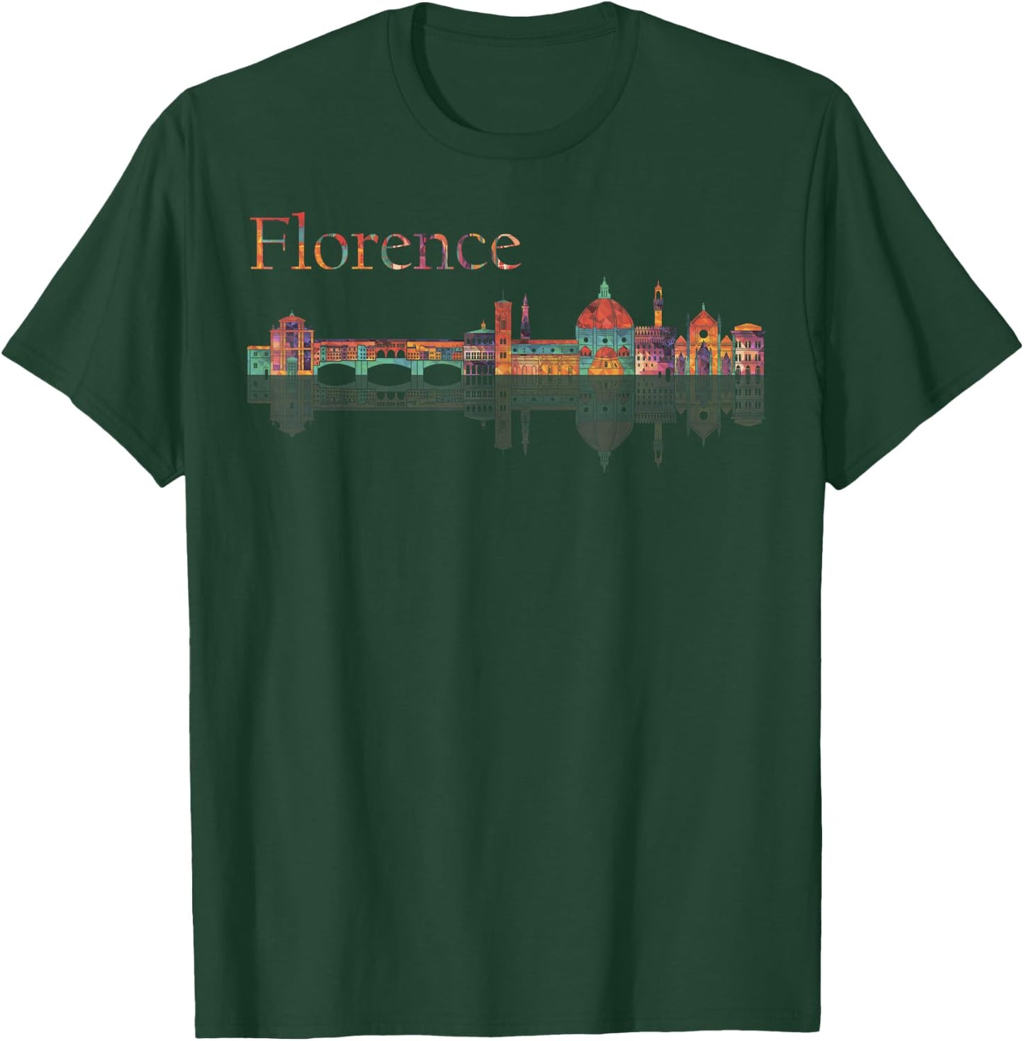 Italy Florence Europe Traveling European Family Vacation T-Shirt - T-Shirt | Forest